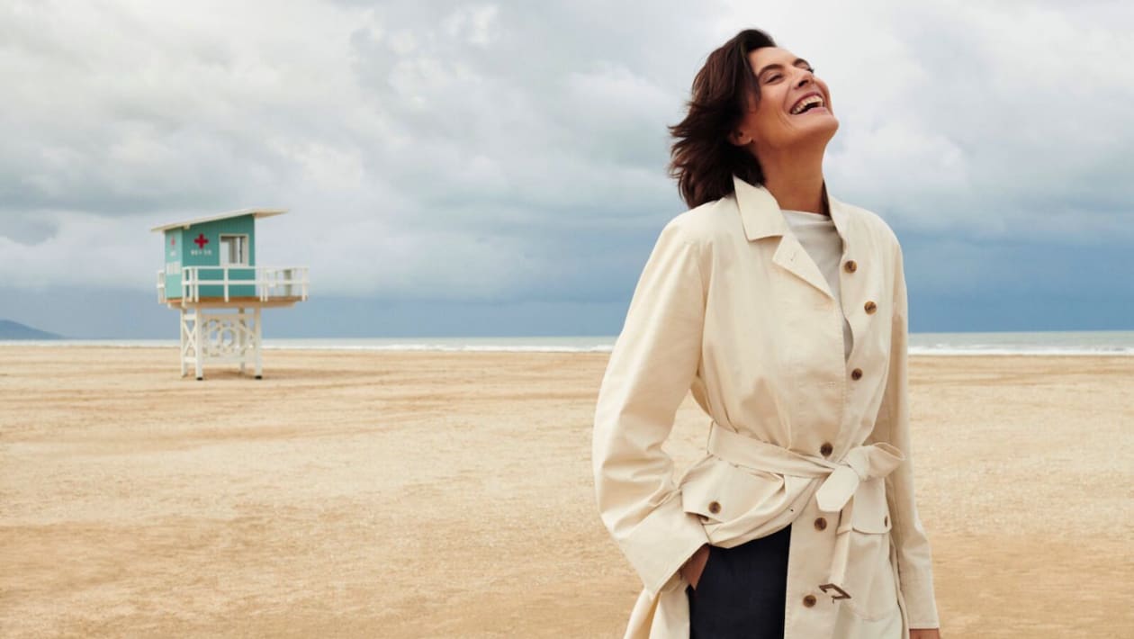 Ines de la fressange trench coat best sale