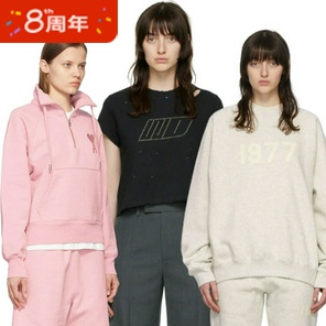 时髦炸街不输阵 
SSENSE潮牌女装2.4折起 Essentials/AMI/we11done等巨划算 SSENSE