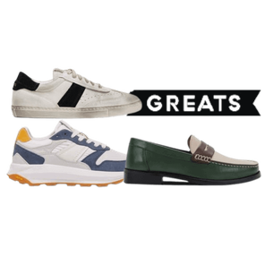 真皮手工小白鞋
GREATS私密满折 undefined GREATS