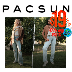 牛仔裤爱好者福音
PacSun仔裤低至$19 null PacSun