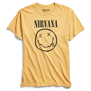 Nirvana传奇乐队
从T恤认识摇滚
 null Urban Outfitters